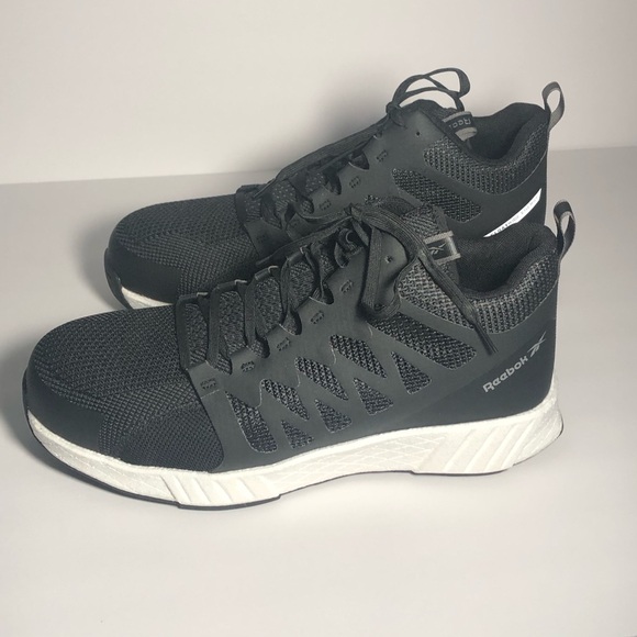 Reebok Fusion Flexweave Safety Composite Toe Work Athletic Sneaker Black 11.5W - Picture 11 of 11